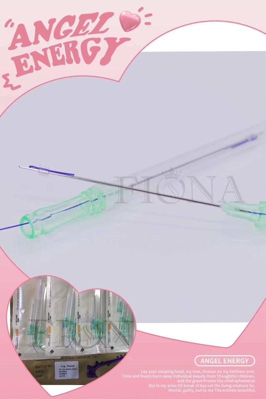 De Draadlift van het Beautliftpdo Oog met Botte Cannula PDO Draden Cat Eye/Wenkbrauwlift